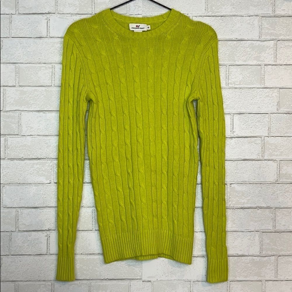 Vineyard Vines Cashmere Blend Cable Knit Sweater